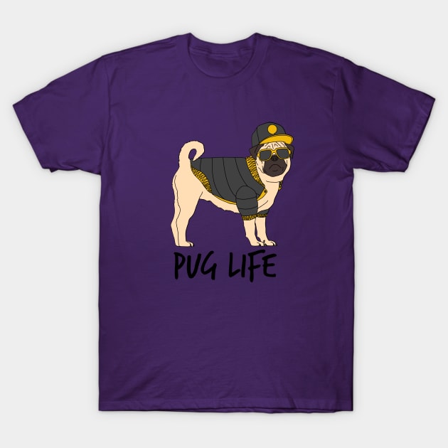 Pug Life T-Shirt by aglomeradesign